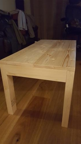 Coffee table - rough and rustic