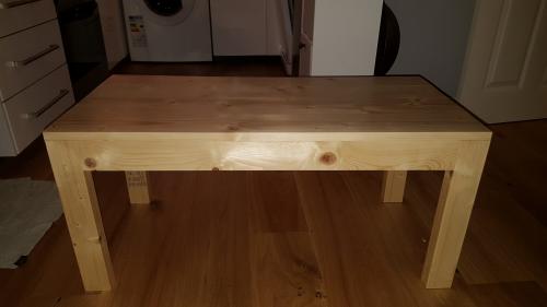 Coffee table - rough and rustic